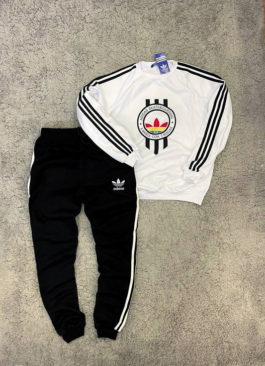 Novedad Chándal Adidas (Blanco)