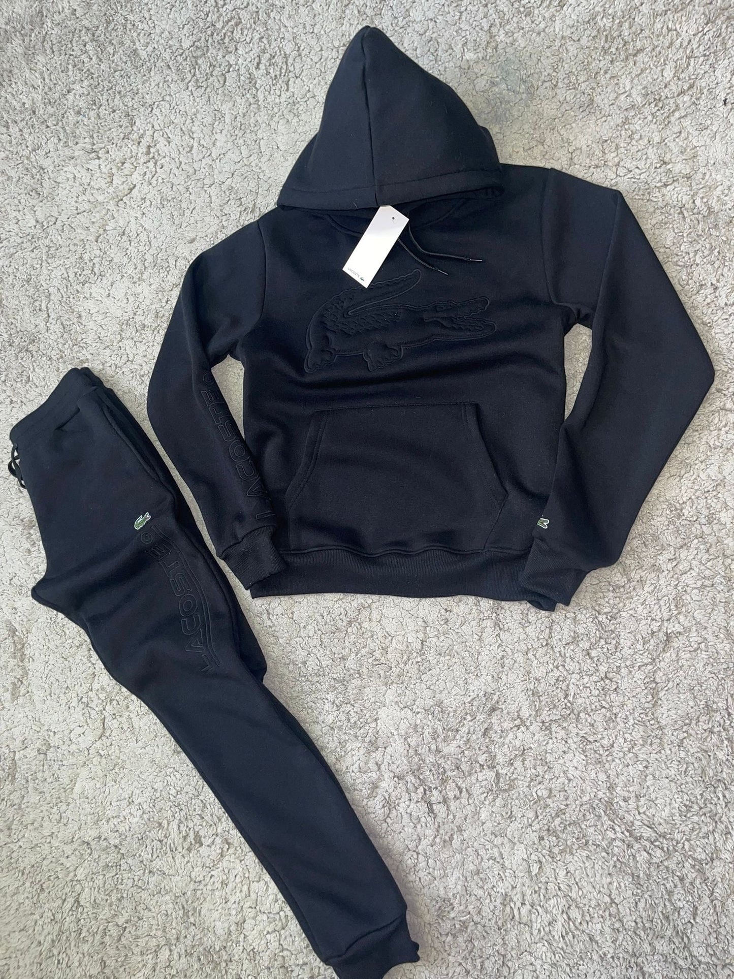 Chándal Lacoste (Negro)