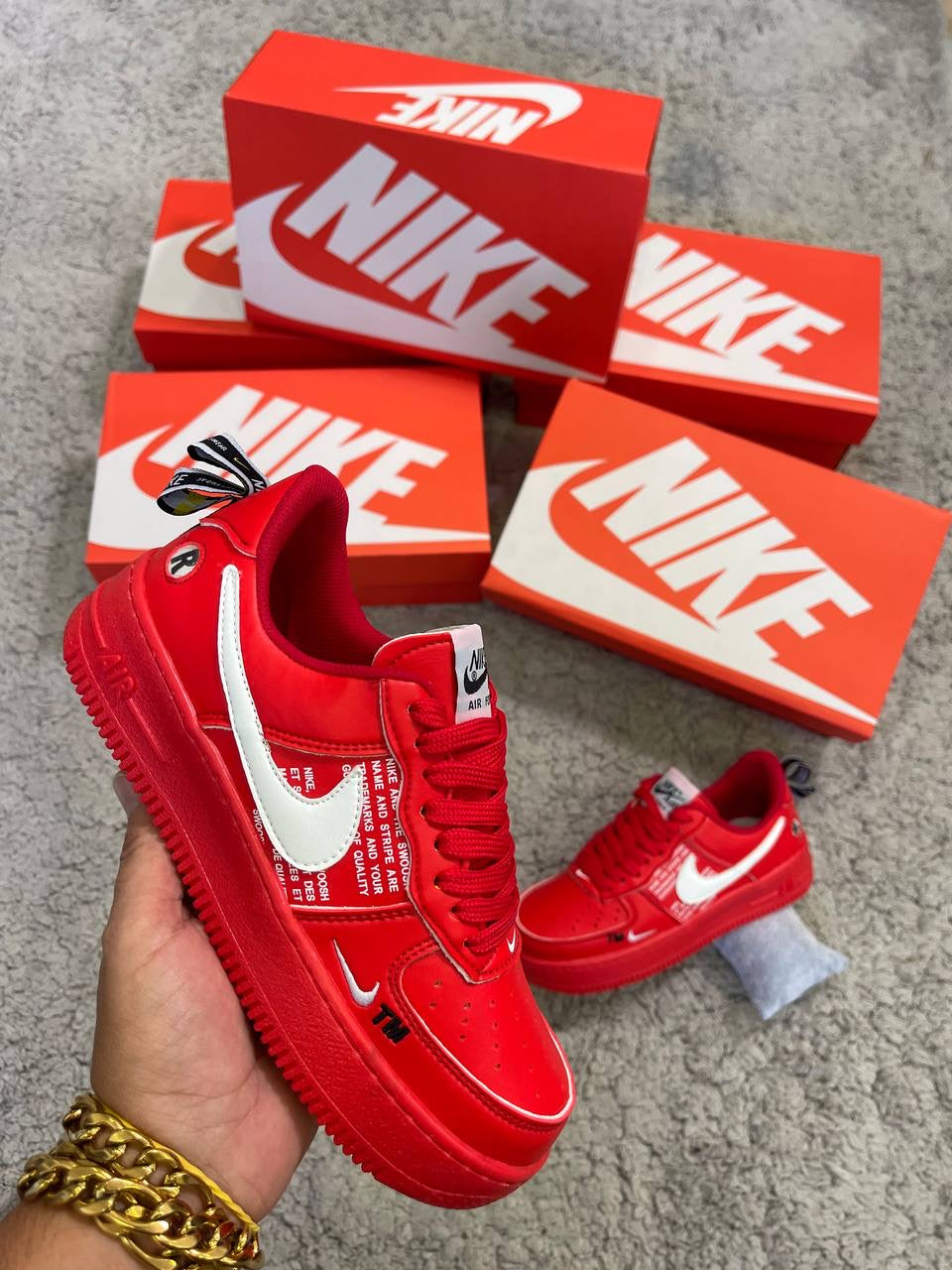 AIR FORCE 1 TM (roja ) "calidad MEDIA"