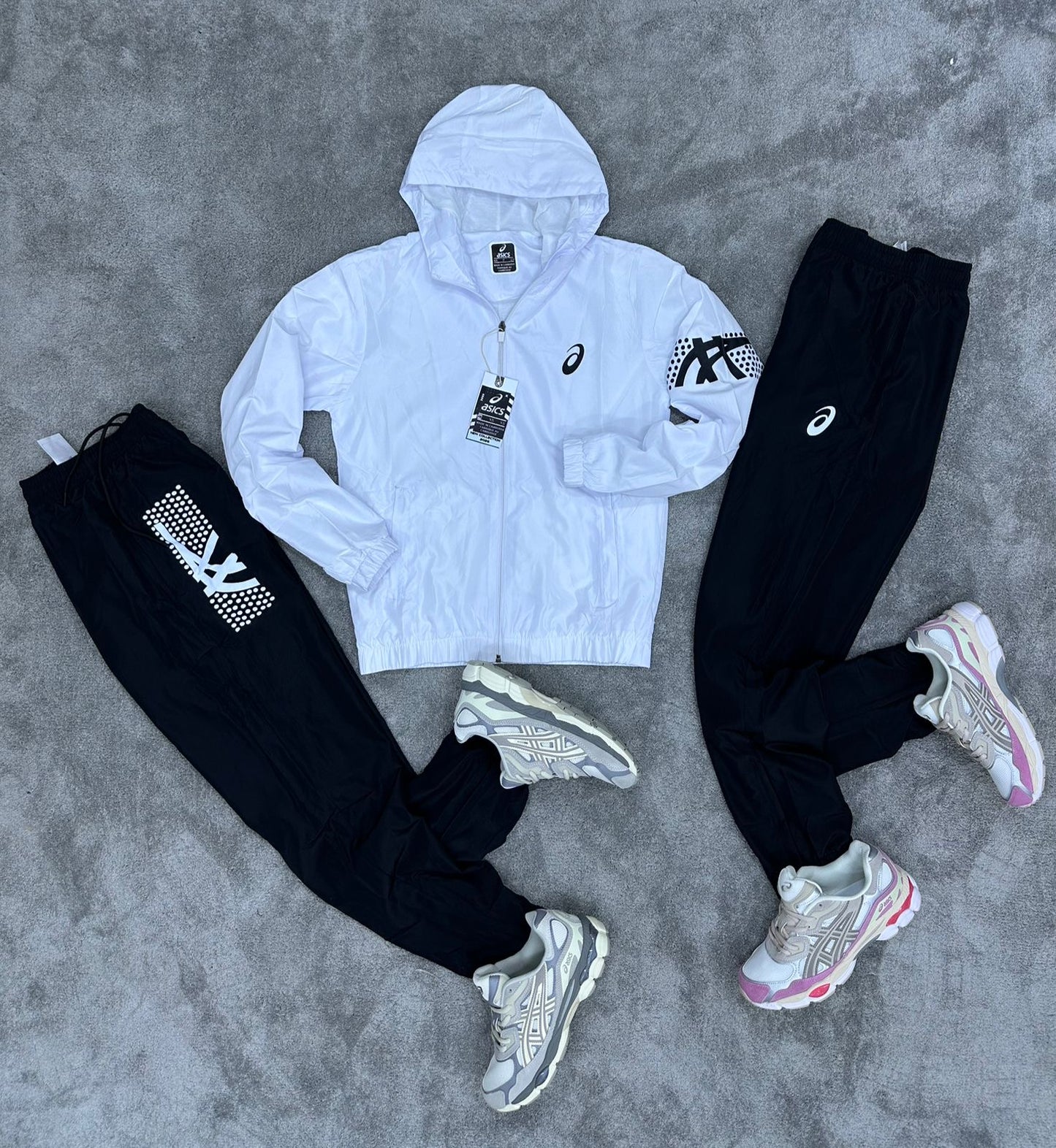 Chandal Asics *reflectante* Blanco