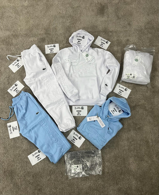 Conjunto Lacoste (Máxima Calidad, Blanco)